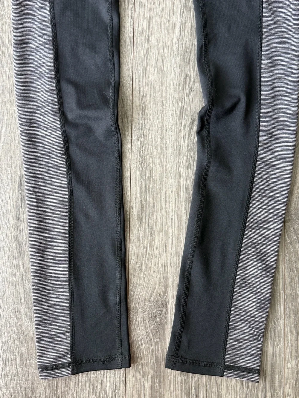 Head Black Leggings w/Gray Side Panels